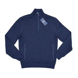 Polo Ralph Lauren Classics 100% Wool 1/4 Zip Pullover Men's Sweater NWT Navy